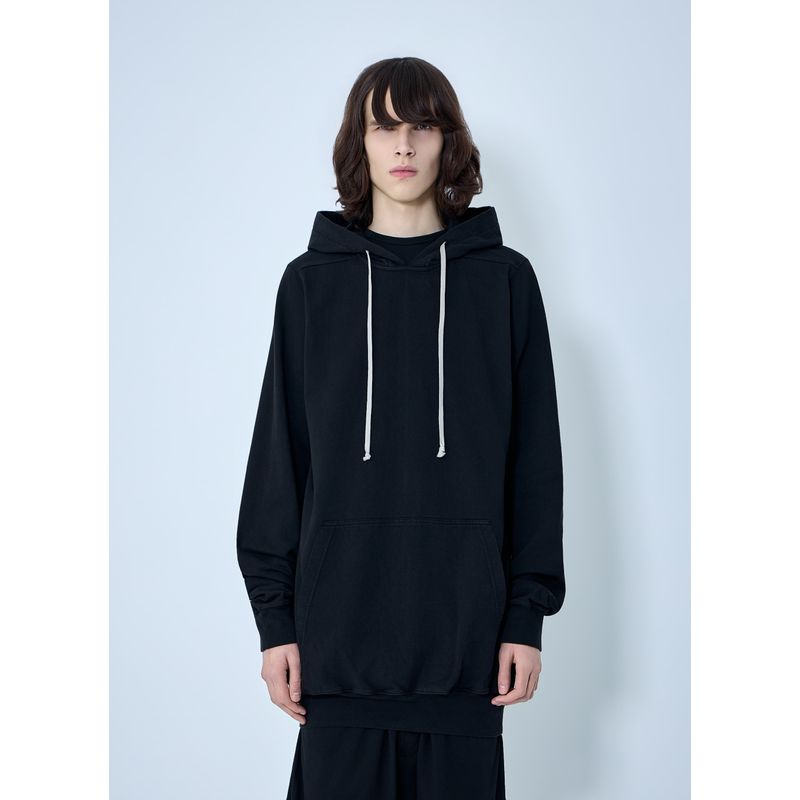Rick Owens Drkshdw Men Drawstring Hooded Sweatshirt